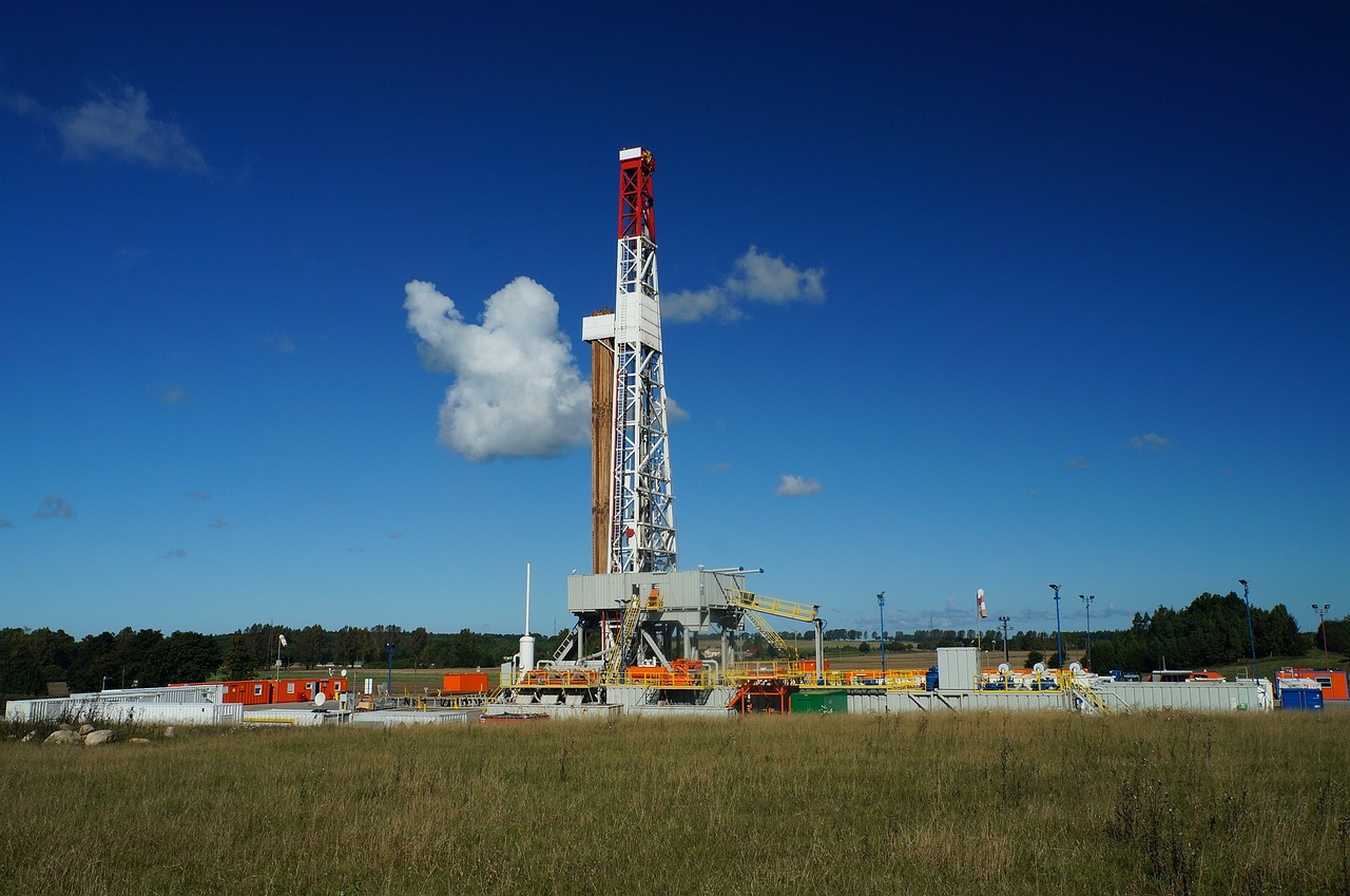 gas, oil rig, drilling rig
