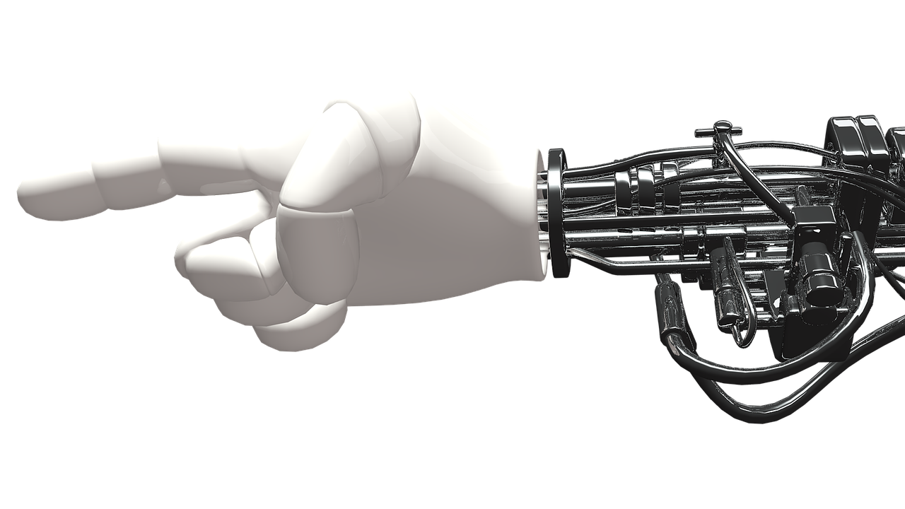 hand, robot, machine