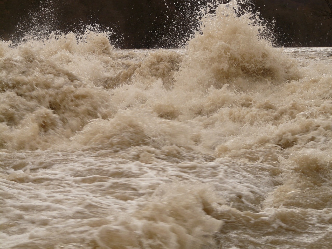 water, flood, rapids