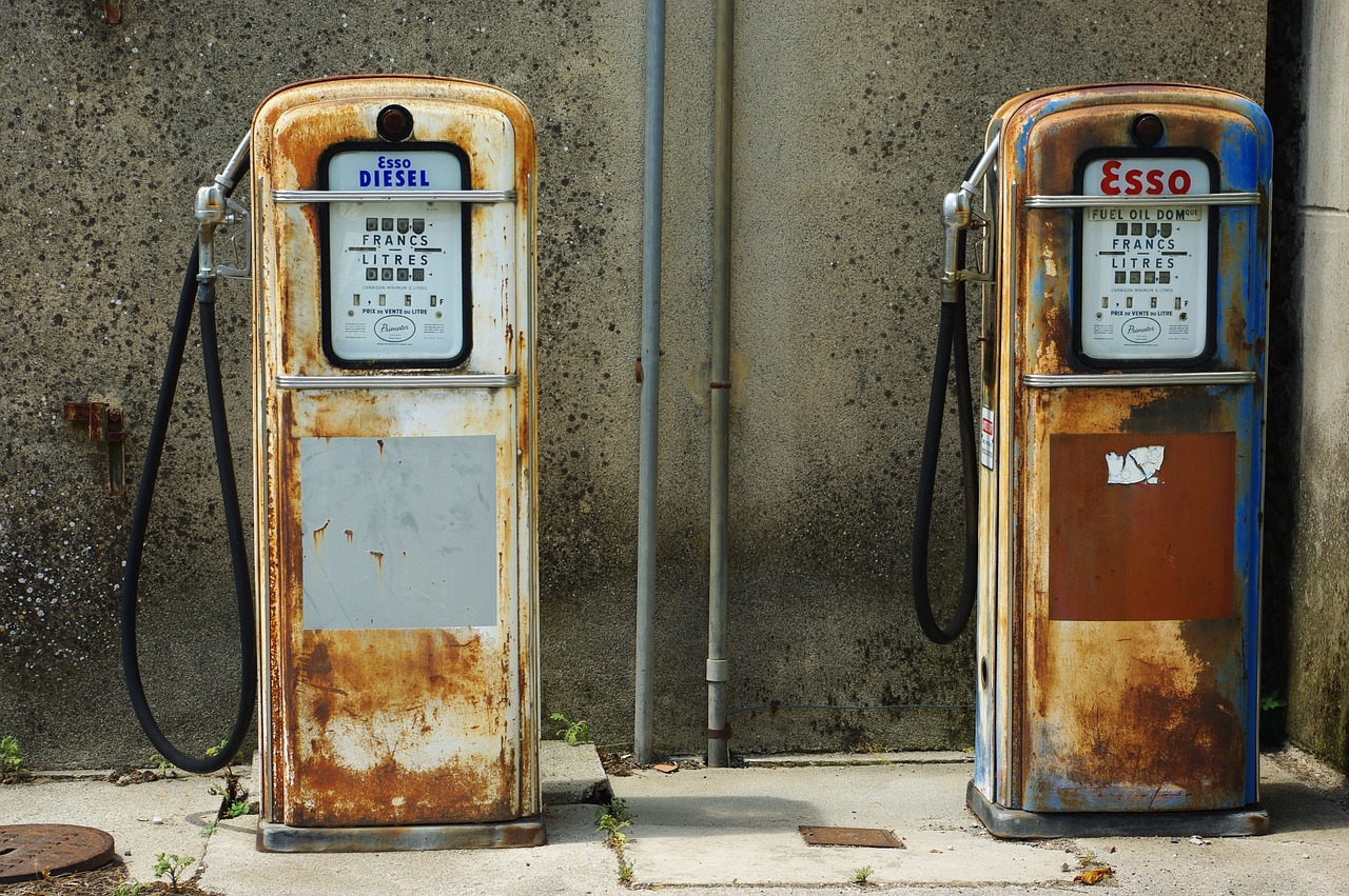 pump, gasoline, former