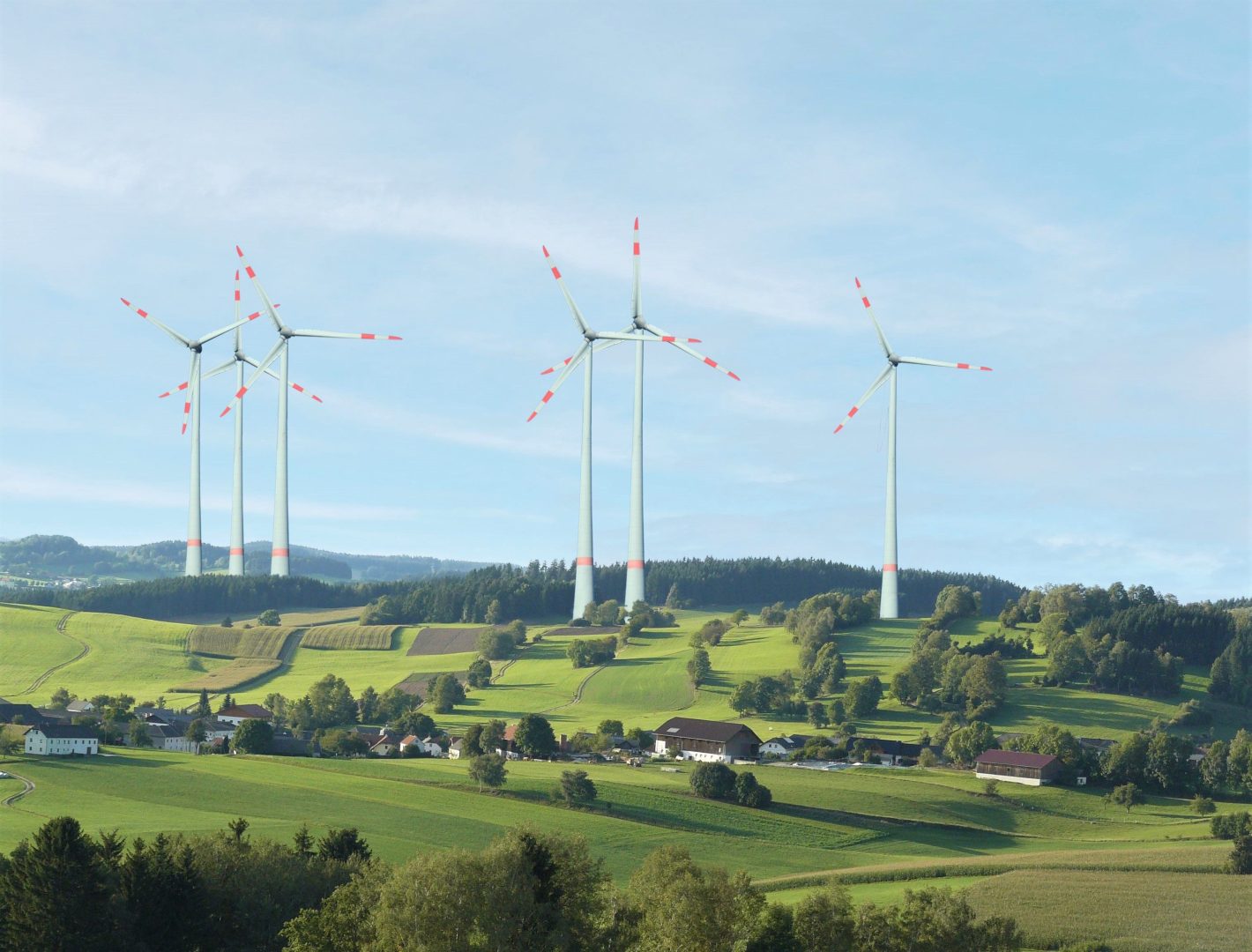Fotomontage Windkraftanlagen (Lichtenau)