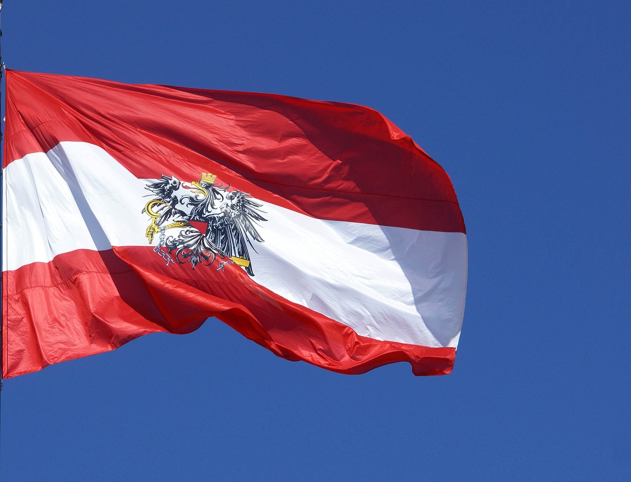 austria, flag, pledge