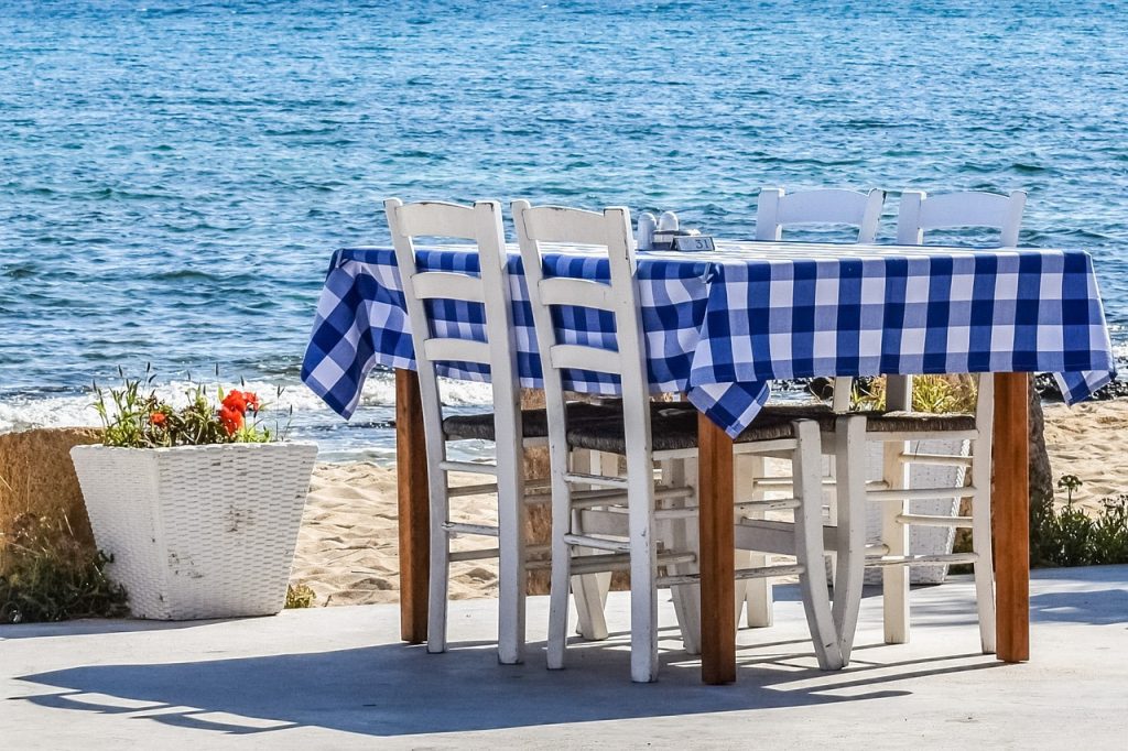 table, chairs, tavern