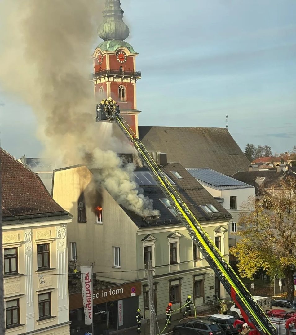 Brand in Ried, Feuer