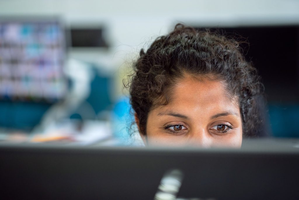 woman, work, office, face, eyes, computer, engineer, office, office, computer, engineer, engineer, engineer, engineer, engineer