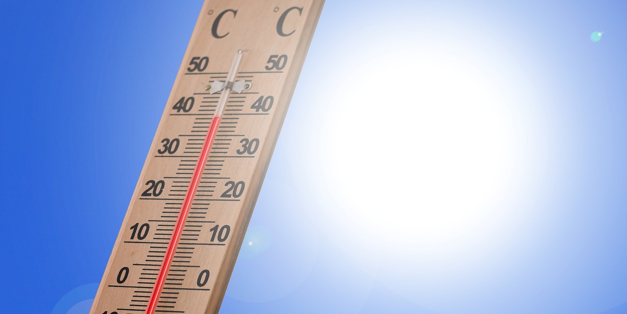 thermometer, summer, hot, heat, sun, nature, temperature, warmth, energy, heaven, weather, climate, extreme