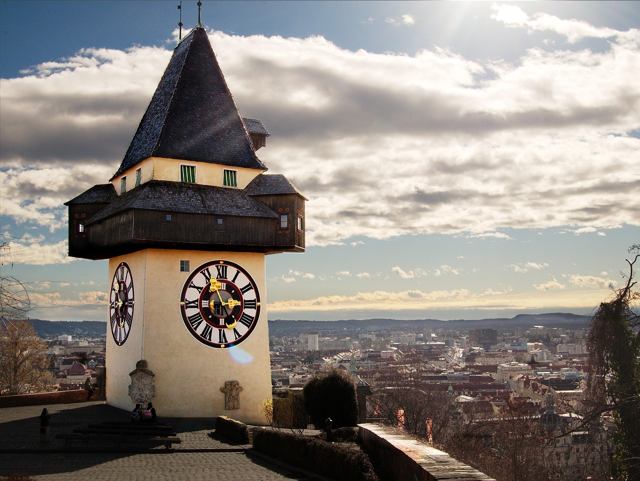 graz, clock, clock tower, styria, graz, graz, graz, graz, graz